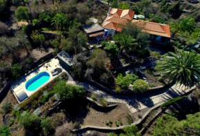 Ferienvilla Finca Tijarafe mit beheiztem Pool